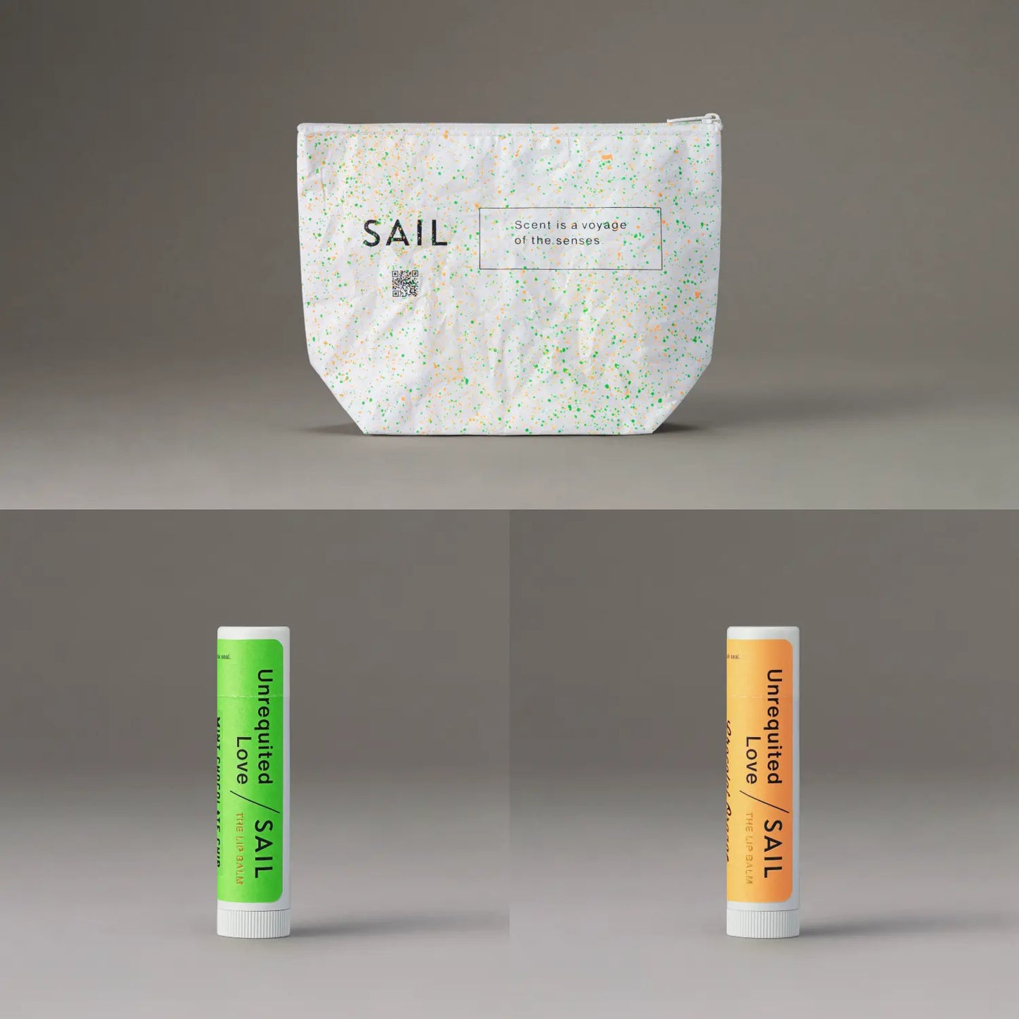 SAIL THE LIP BALM Unrequited Love "SPECIAL KIT"-C / THE LIP BALM Unrequited Love / Mint Chocolate Chip & THE LIP BALM Unrequited Love / Chocolat Orange